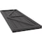 Ekena Millwork Americraft 5-Board Wood 2 Equal Panel Frmd Board-n-Batten Shutters w/Dbl Z-Bar, ARW102BF518X76SMH, PR ARW102BF518X76SMH - alternate 5